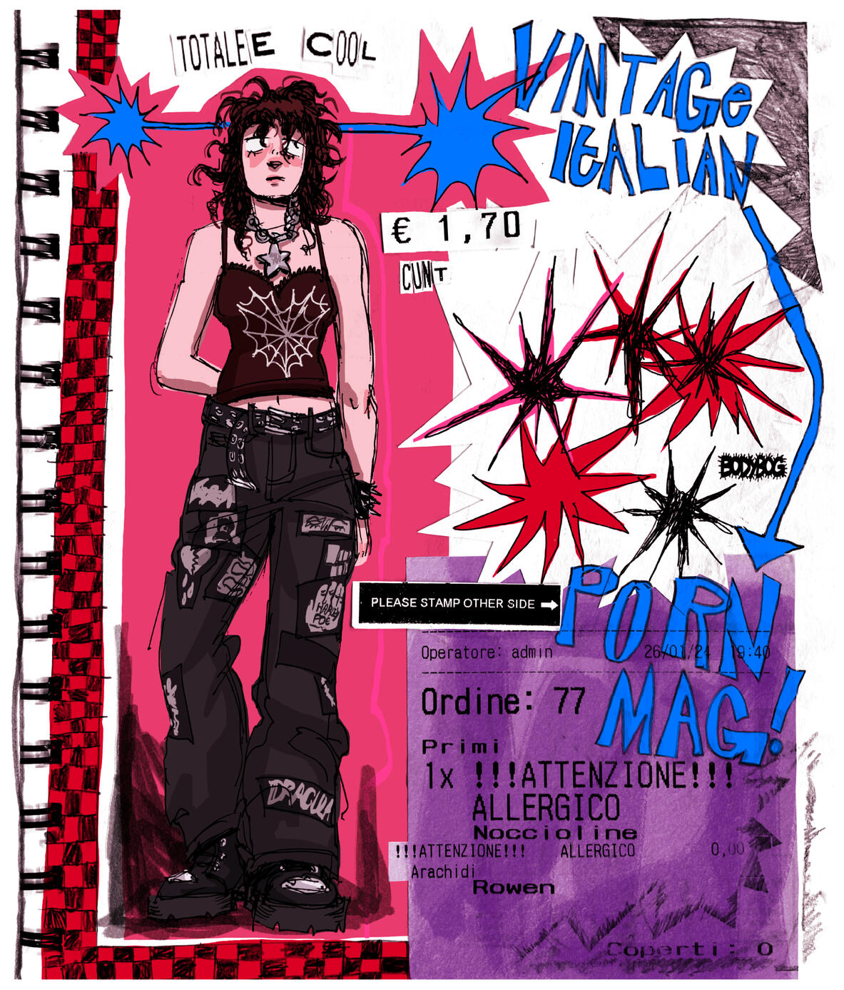 Self Portrait With Receipt - 2023